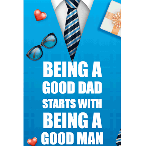 Being A Good Dad Father's Day eCard